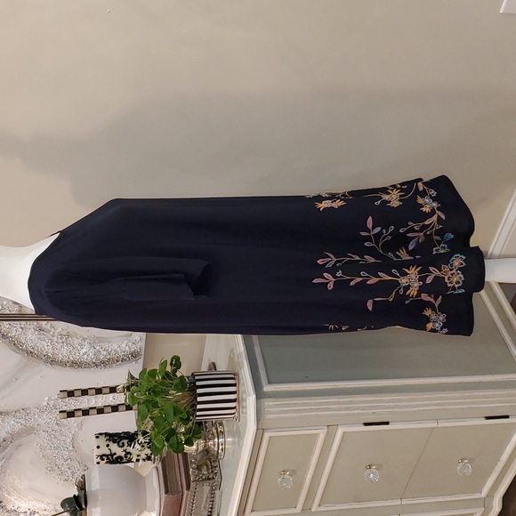 LOFT 💙💛NWT❤💜 Size XS Navy Swing Dress! 💙💚💙 - Picture 10 of 16